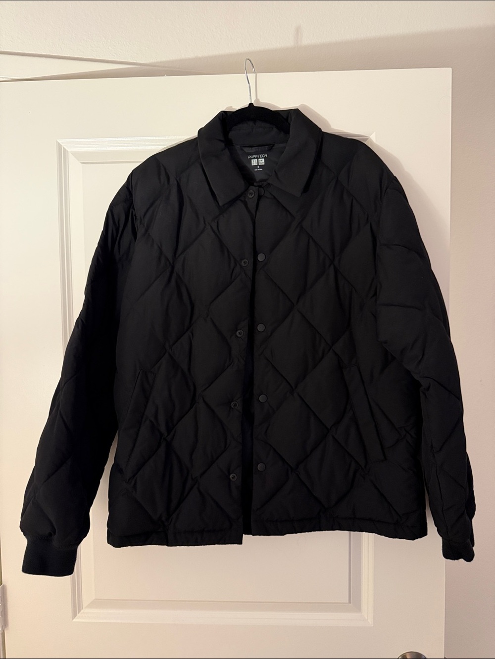 Uniqlo PUFFTECH Black Quilted Puffer Jacket